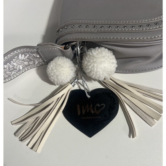 Imoshion Handbag Shoulder‎ Crossbody Bag Gray NWT - Picture 5 of 8